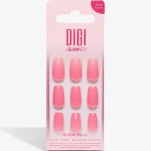 NIB DIGI by Glamnetic - Bubble Blush - Short Coffin